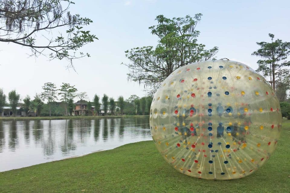 zorbing in chiang mai thailand