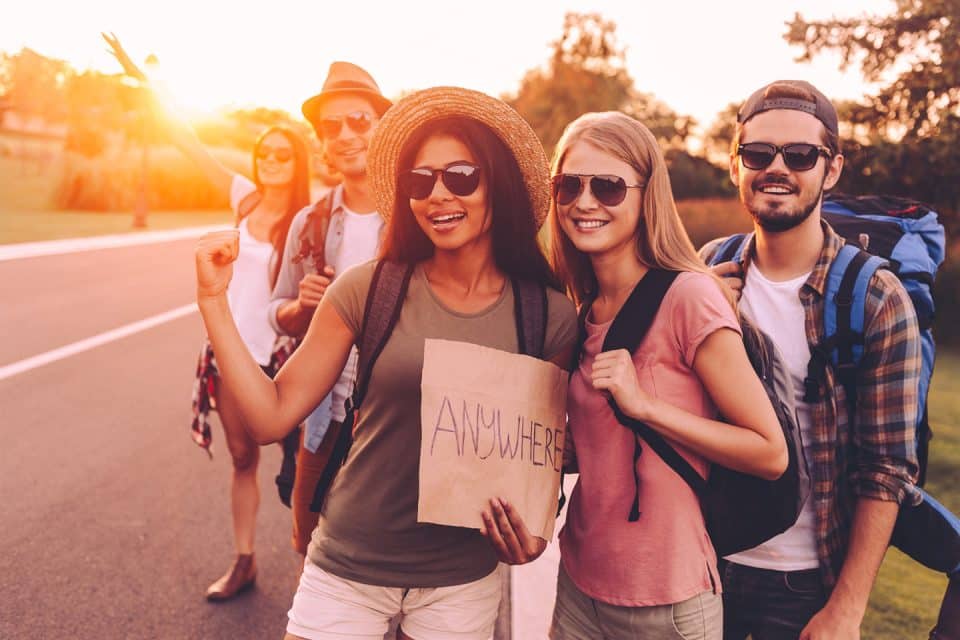 hitchhickers guide guide group of friends
