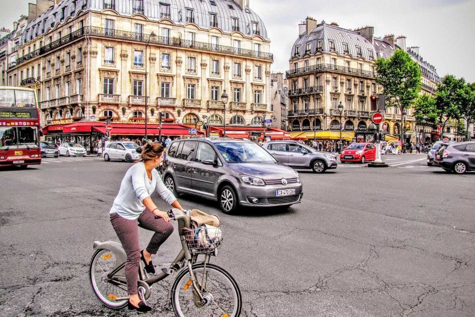 paris biking