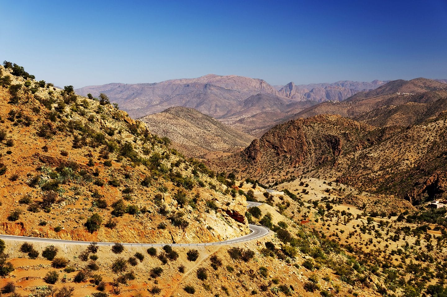 Anti Atlas mountains in Morocco