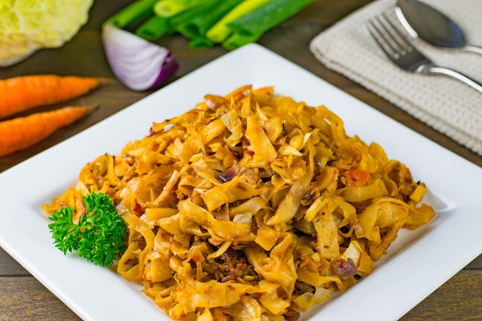 Kotti Roti, a Sri Lankan delicacy