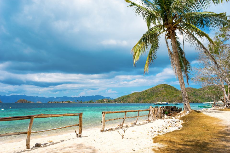 A beach in Coron