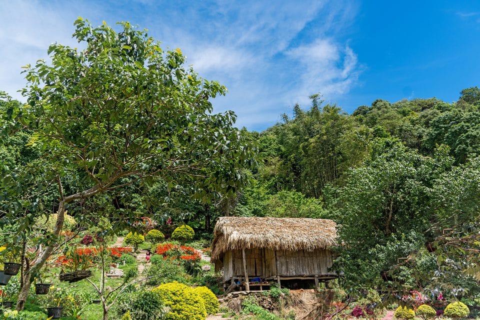 A tribe hut in Chiang Mai
