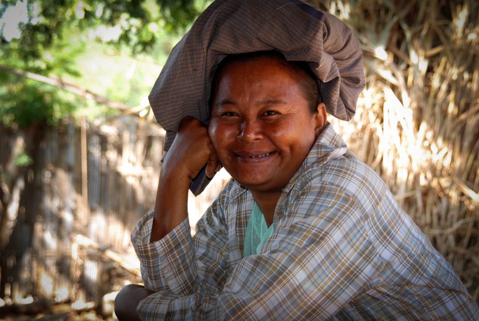 A man in Myanmar