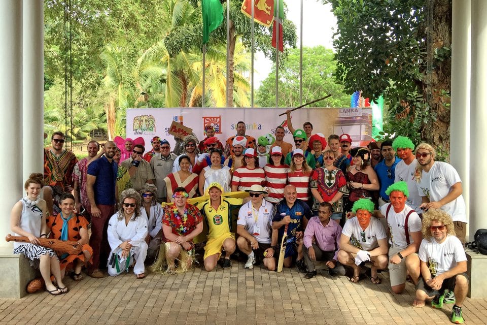 Fancy dress up for the Lanka Challenge