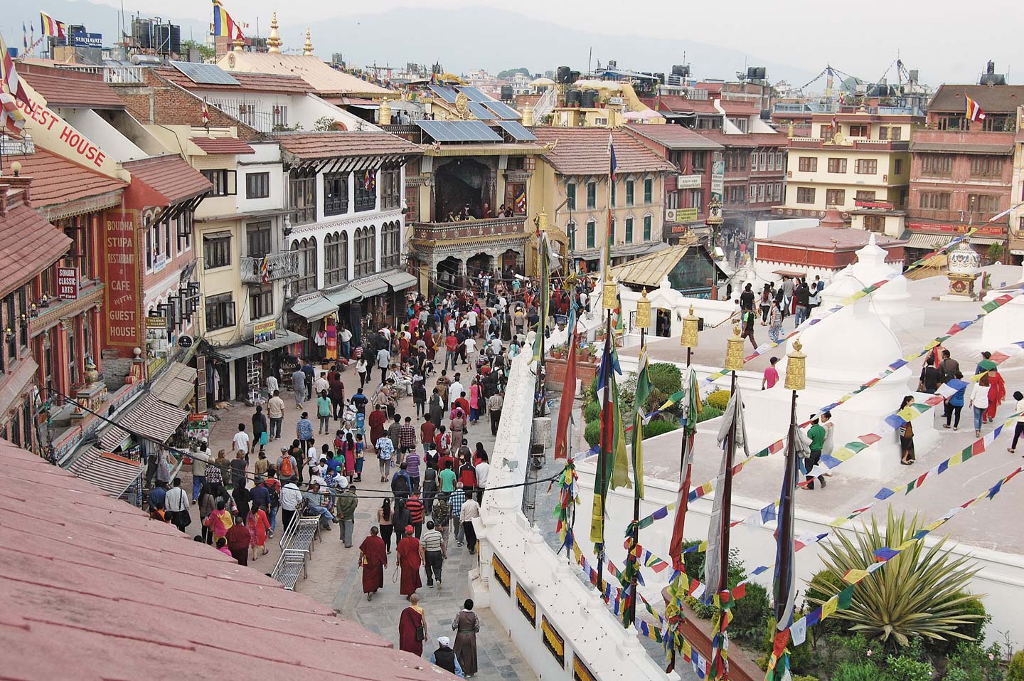 rooftop boudanath