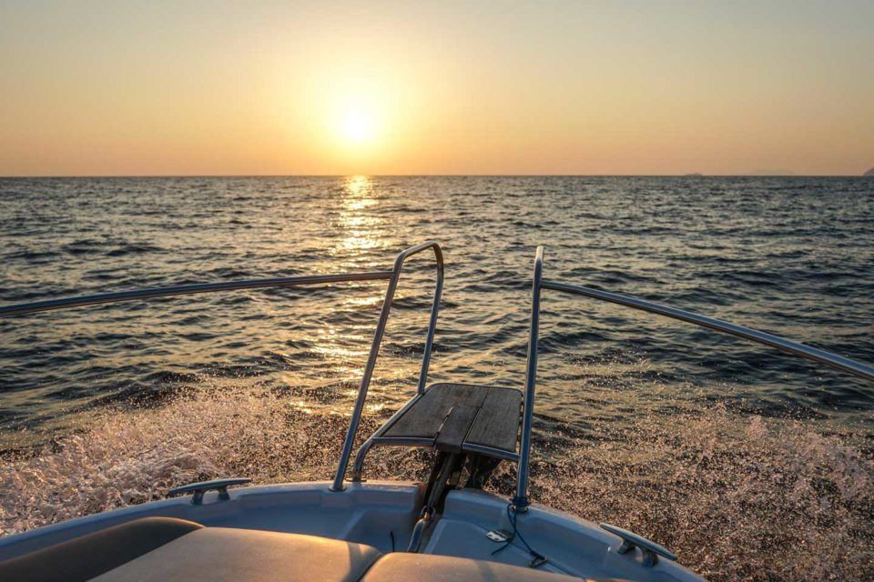dubrovnik boats sunset
