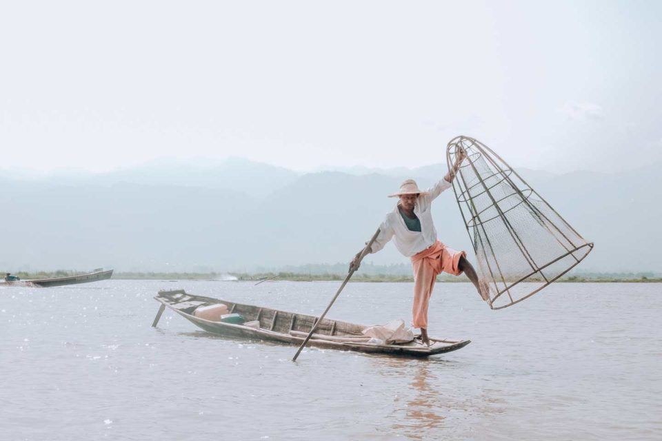 inle lake fisherman