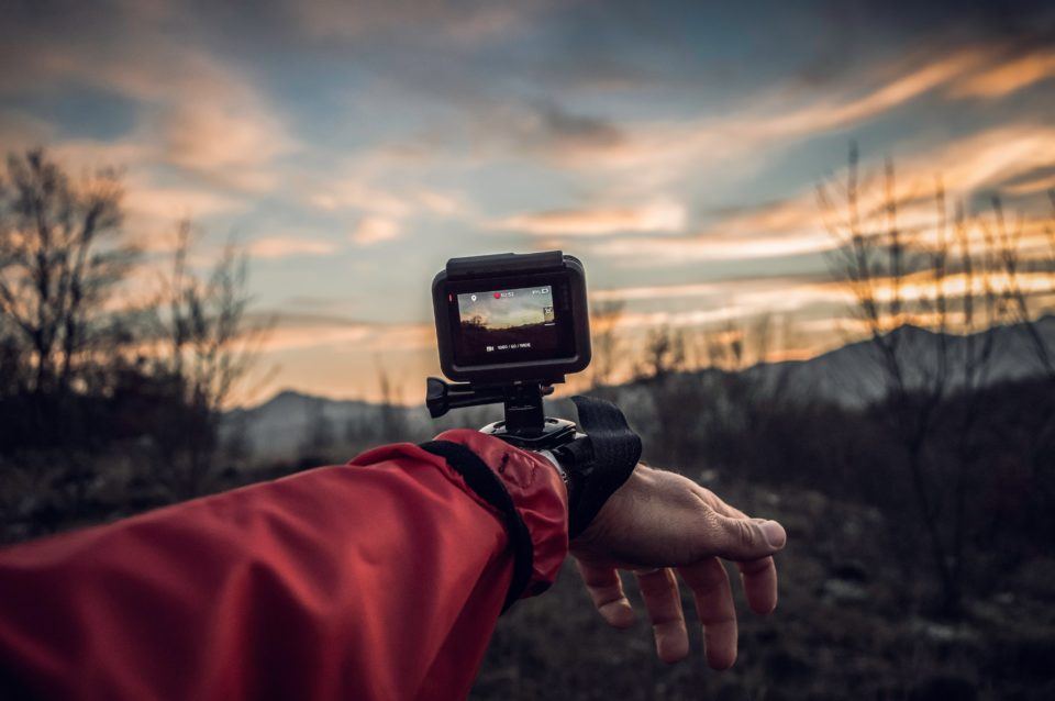 GoPro on Persons Wrist