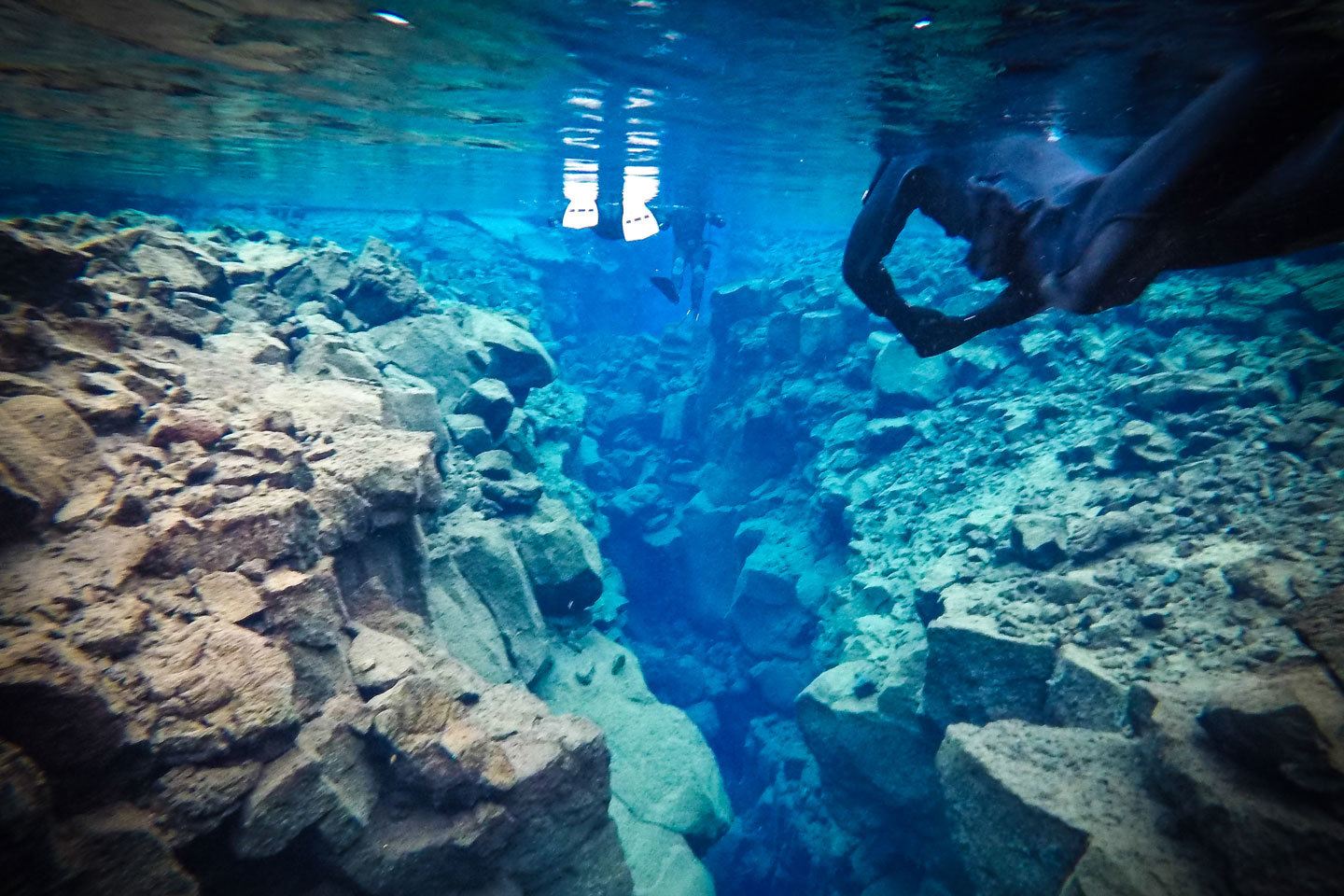 diving in silfra