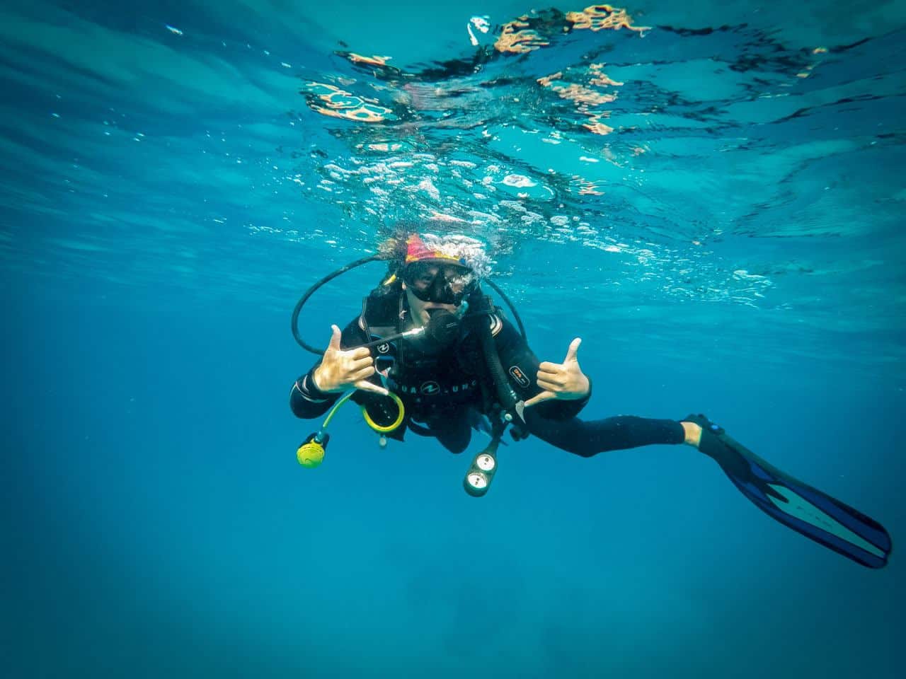 Editor of Adventure In You scuba diving