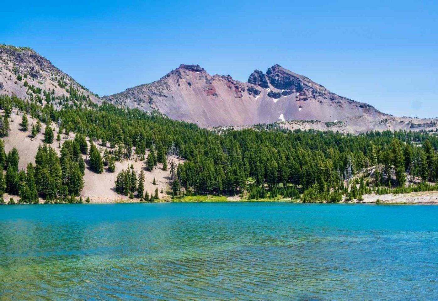 Broken top Summit Mountain near Bend Oregon