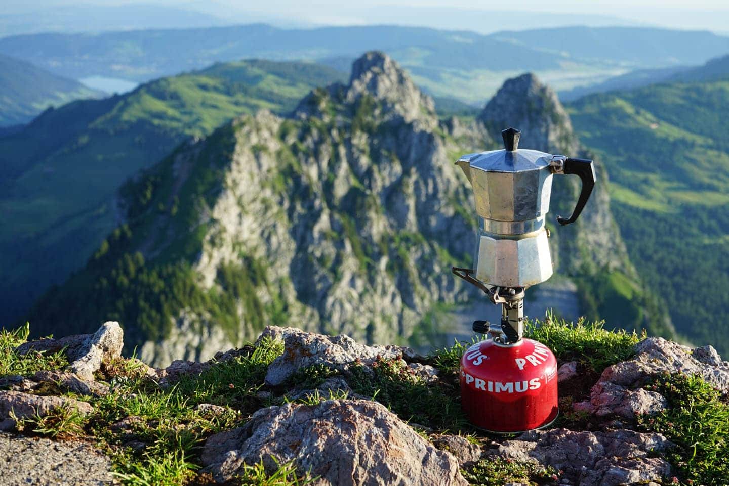 Portable Coffee Maker on hiking