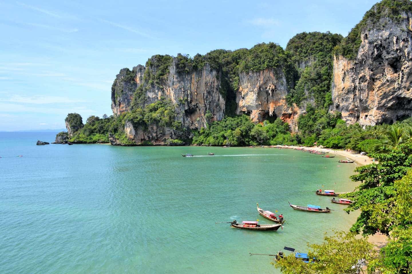 long tail boats ton sai beach