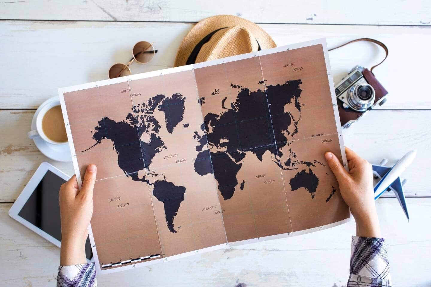 Travel map