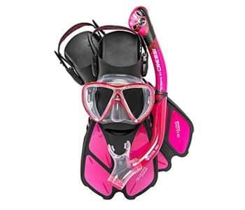 cressi adult snorkel set