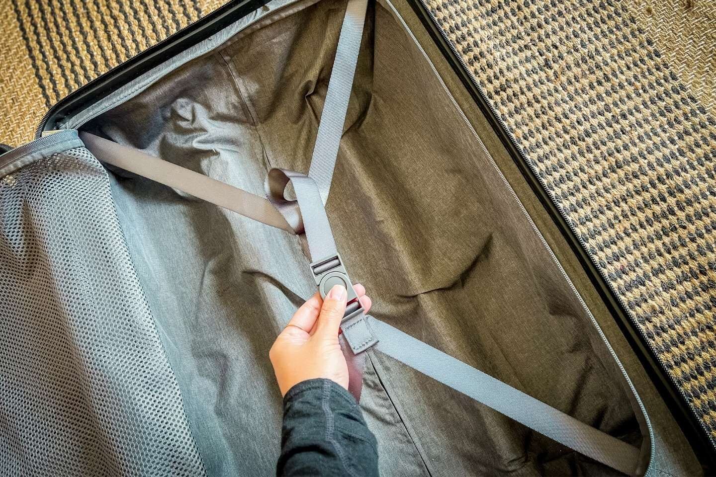 inside of the level8 bag