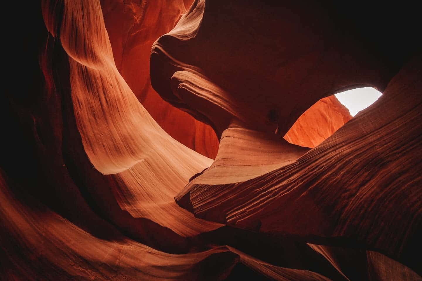 sandstone at Antelope Canyon