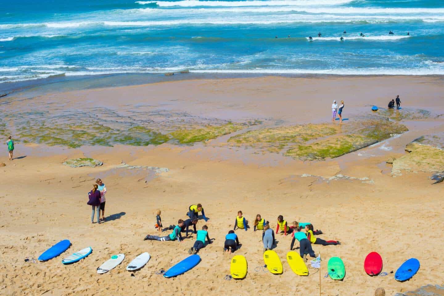 surfing lesson