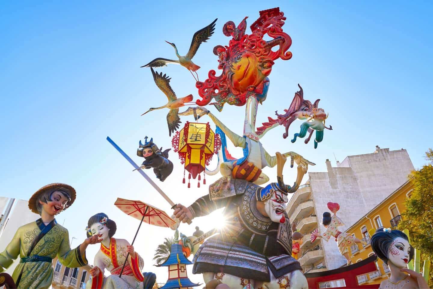 La Fallas Festival in Spain