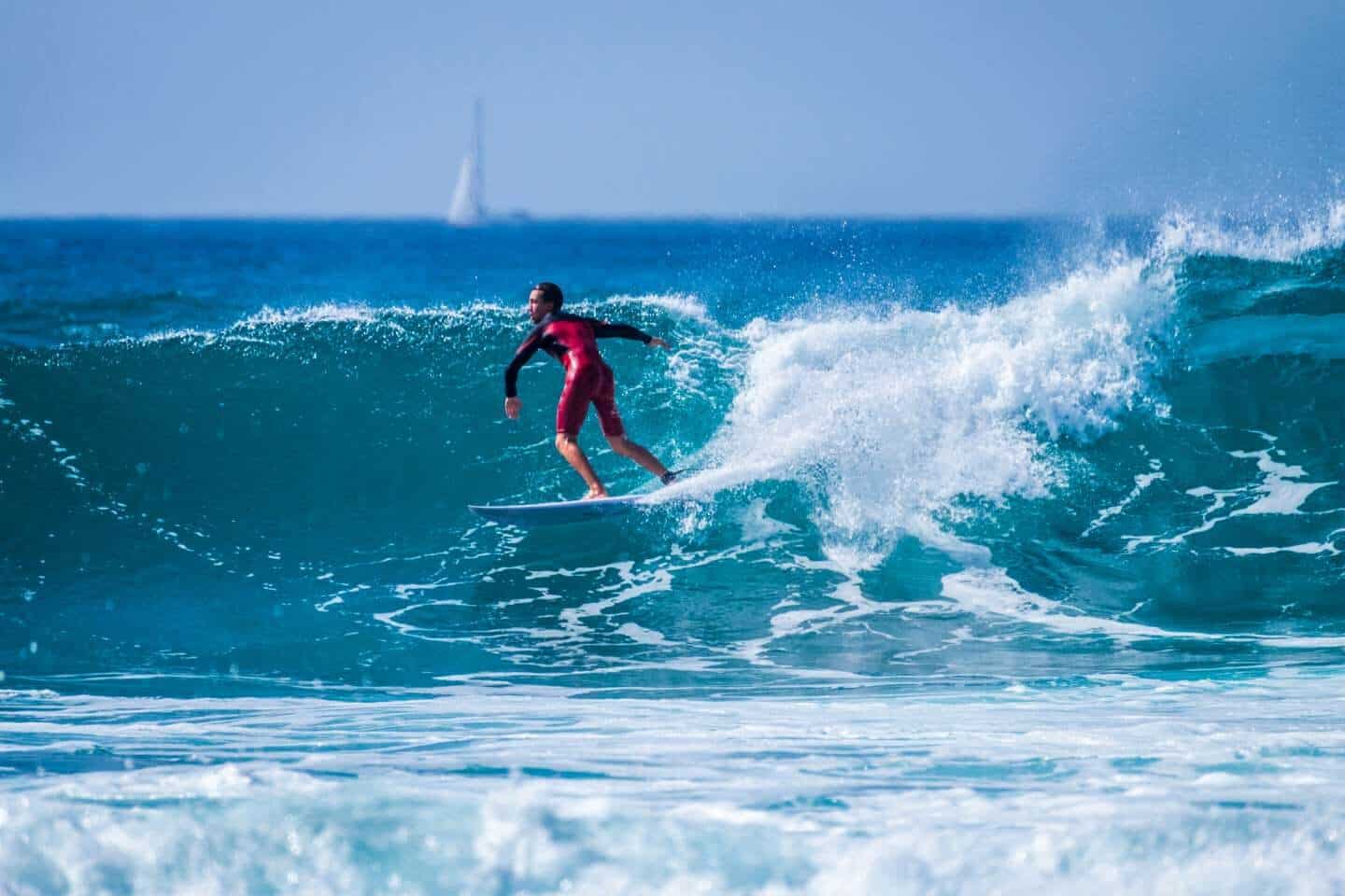 Surfing in Tenerife Playa de las Americas