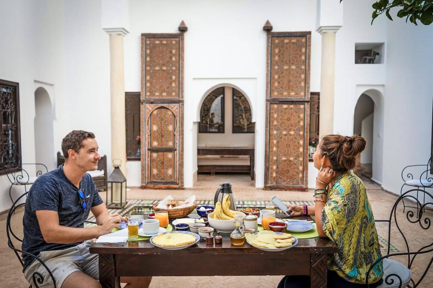 Tom and Anna at Riad Porte Royale