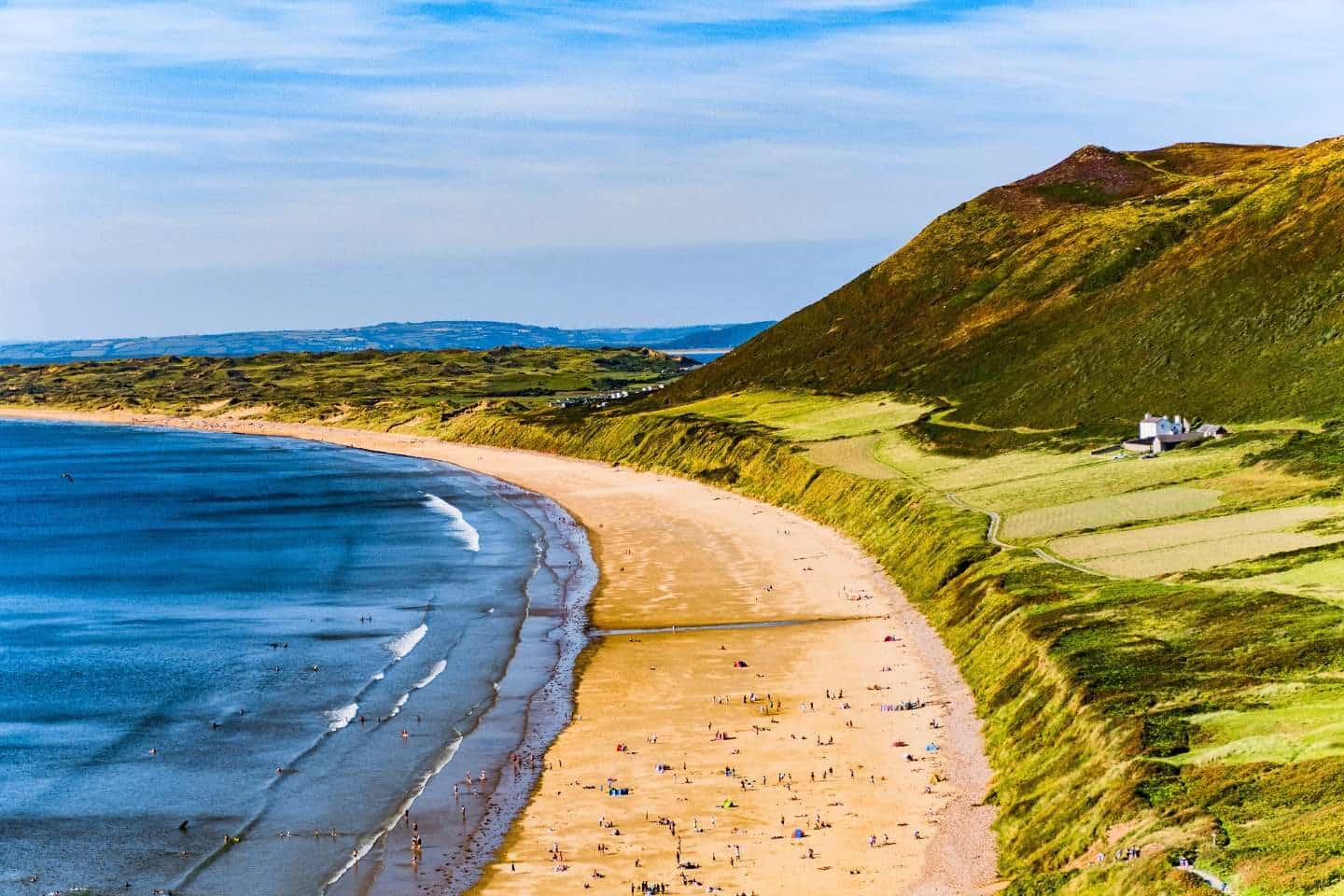 Gower Peninsula Wales UK