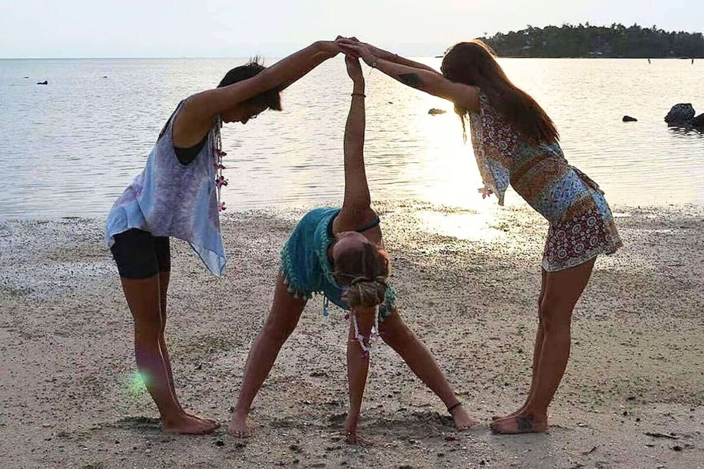Participants at Ananda Yoga Retreat